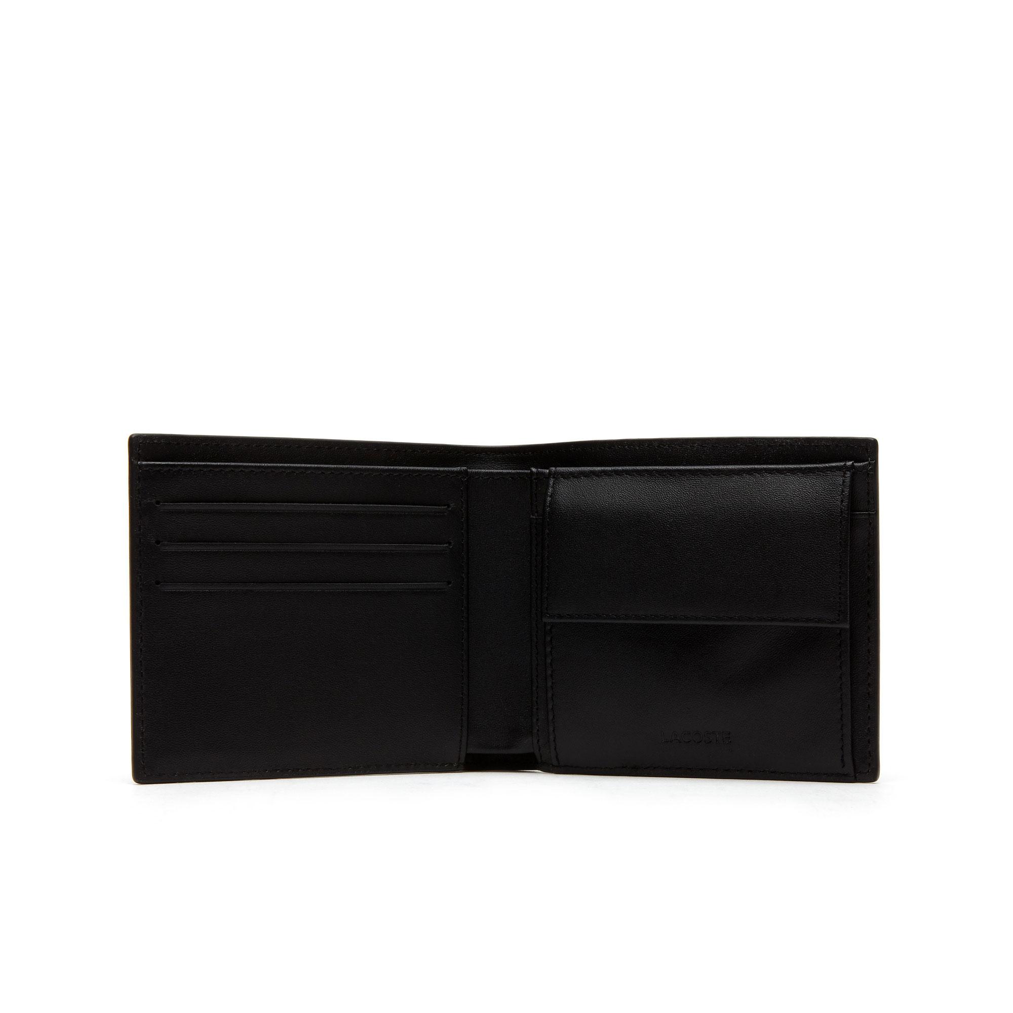 Lacoste Men's Fitzgerald Leather Wallet And Card Holder Set