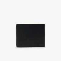 Lacoste Men's Chantaco Piqué Leather 8 Card Wallet000