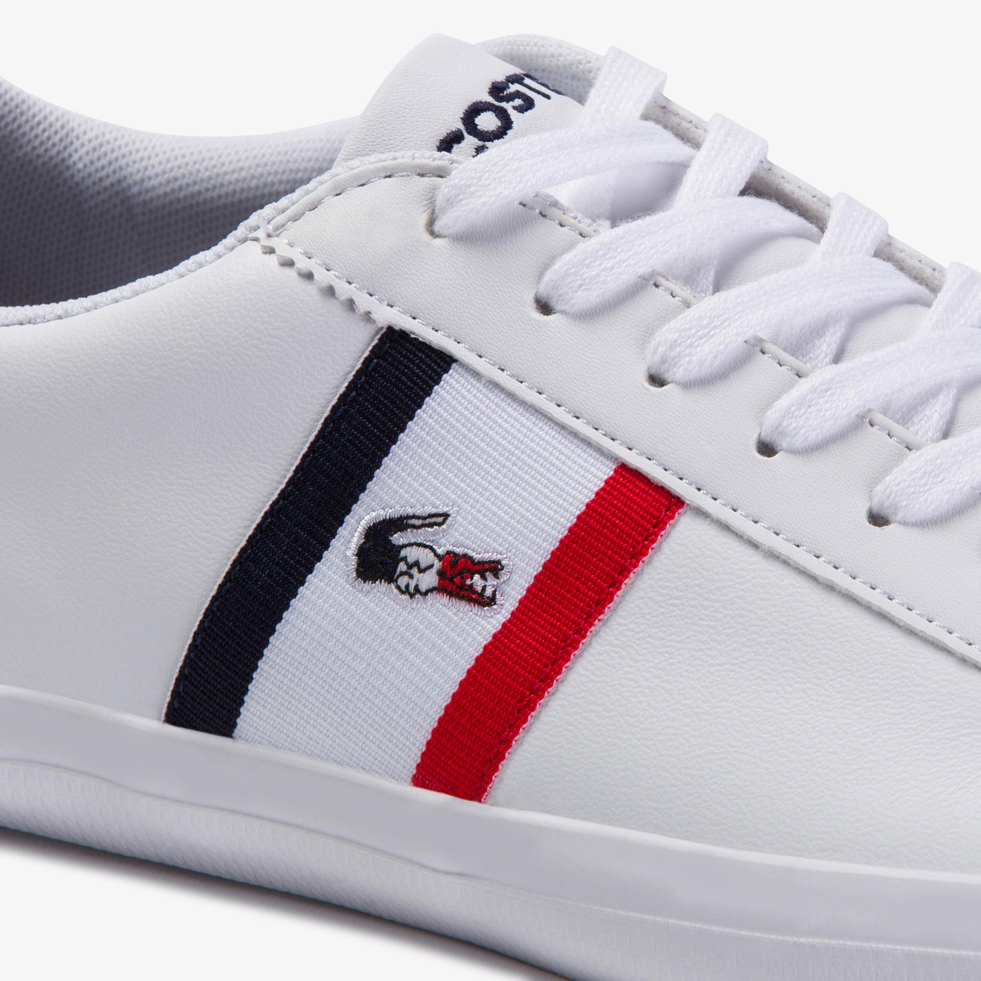 Lacoste Men's Lerond Tricolore Leather and Synthetic Trainers