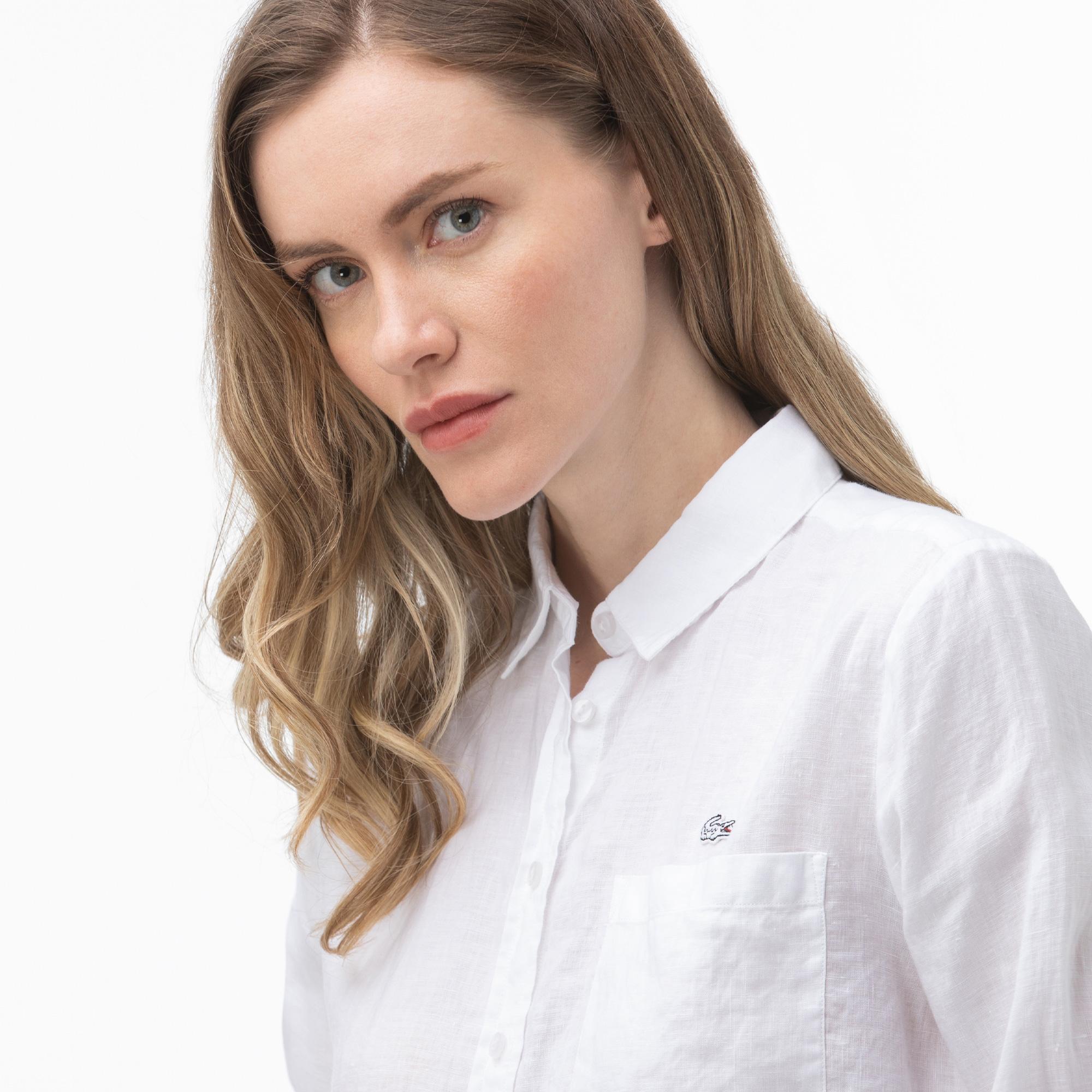 Lacoste Women's Linen Shirt