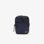 Lacoste Men's LCST Coated Canvas Small Flat Crossbody Bag