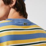Lacoste Men’s Heritage Loose Fit Striped Cotton T-shirt