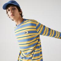 Lacoste Men’s Heritage Loose Fit Striped Cotton T-shirtJWV