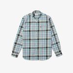 Lacoste Men's Regular Fit Checkered Madras Cotton Shirt