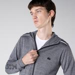 Lacoste SPORT Men's slim fit sweatshirt with a zipper