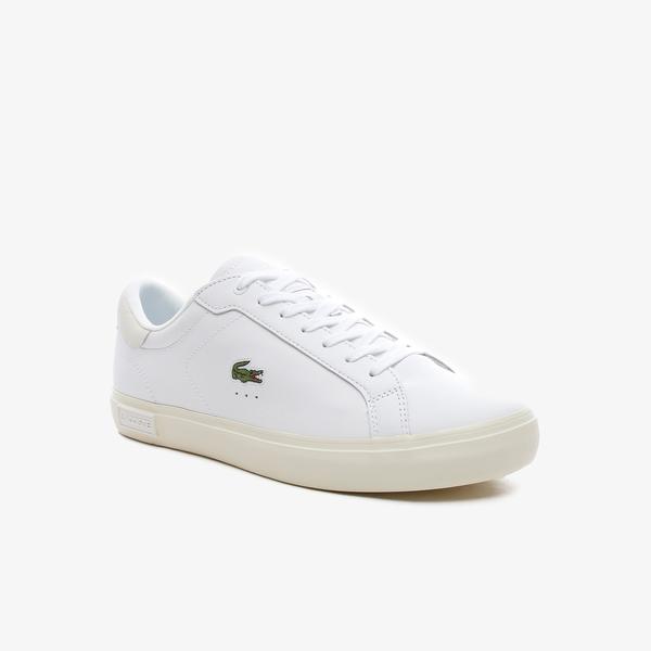 Lacoste Men's Powercourt Smooth Leather Trainers