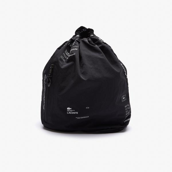 Lacoste Unisex Branded Band Foldable Nylon Backpack