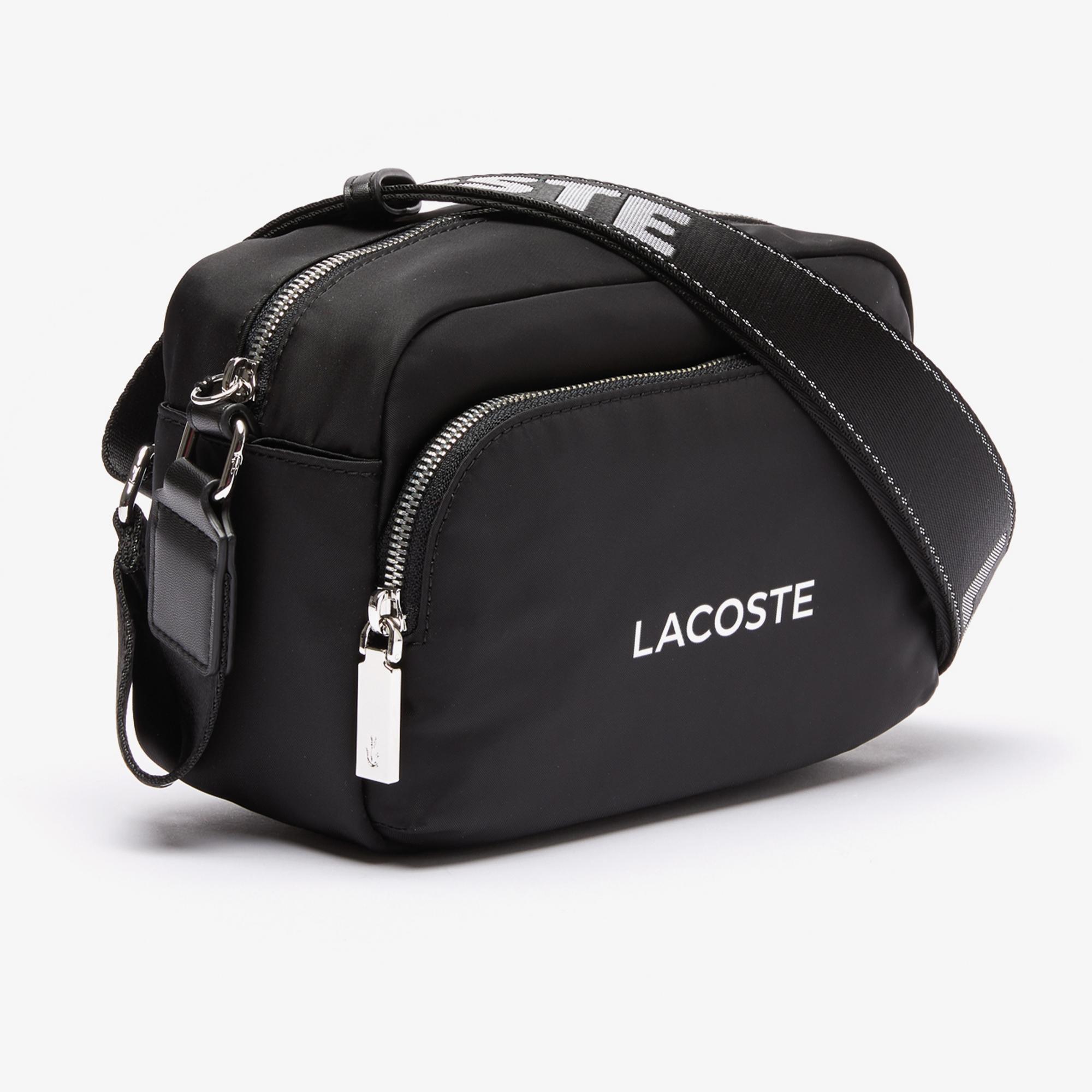 Lacoste Unisex Branded Nylon Crossover Bag