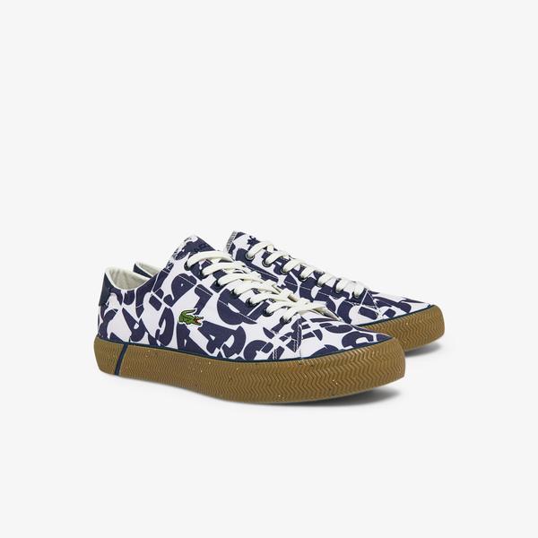 Lacoste Men's Gripshot Canvas Printed Trainers
