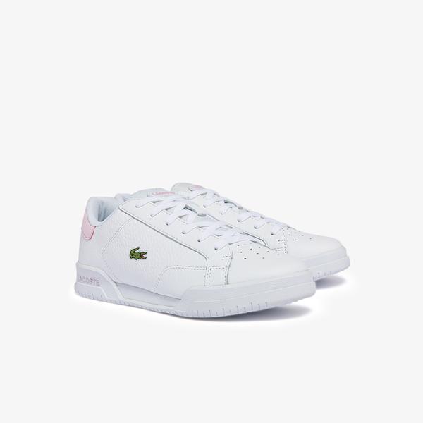 Lacoste Women's Twin Serve Leather Accent Trainers