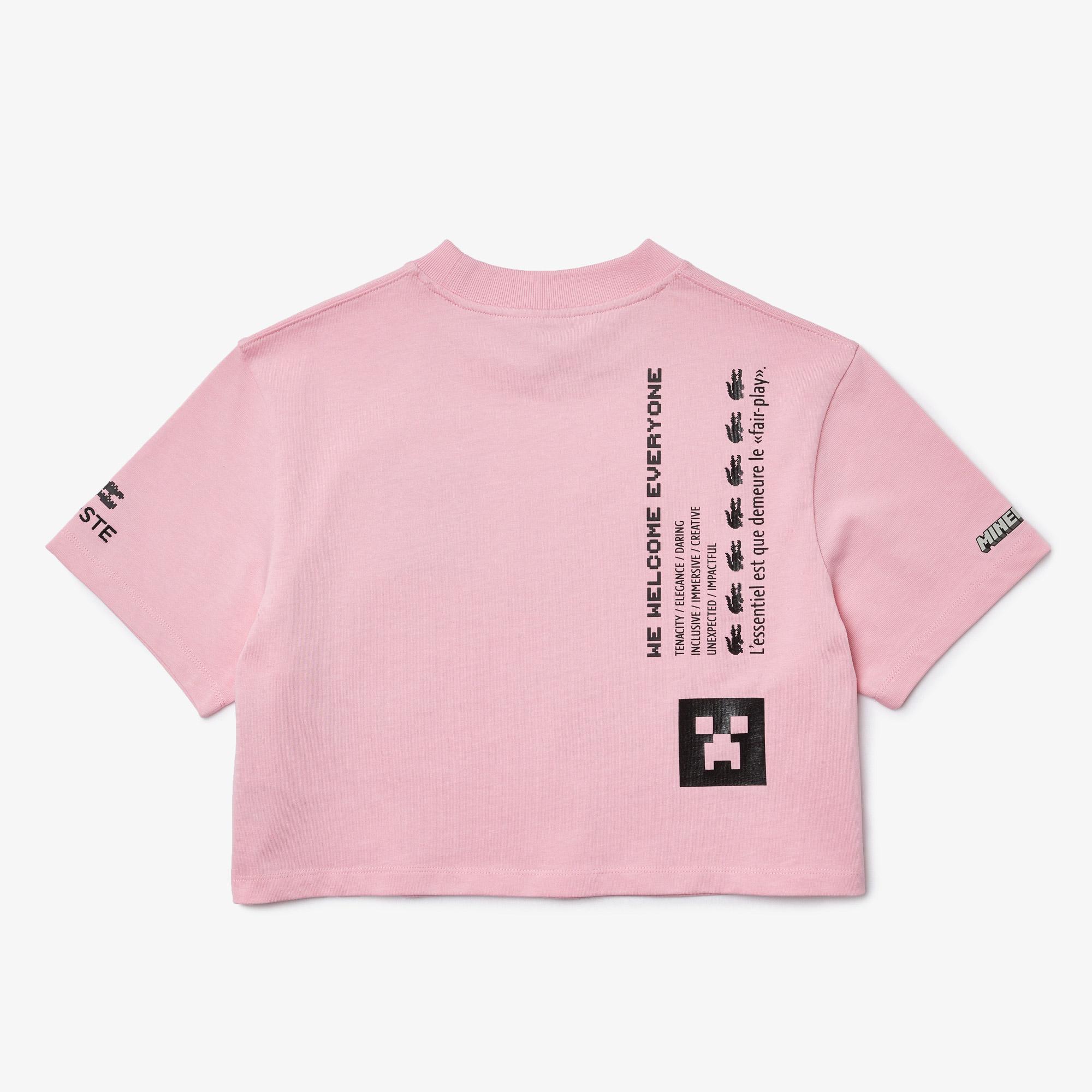 Lacoste Women's  L!VE x Minecraft Short Organic Cotton T-Shirt