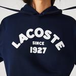 Lacoste loosewomen hoodie polar with hood, with pattern