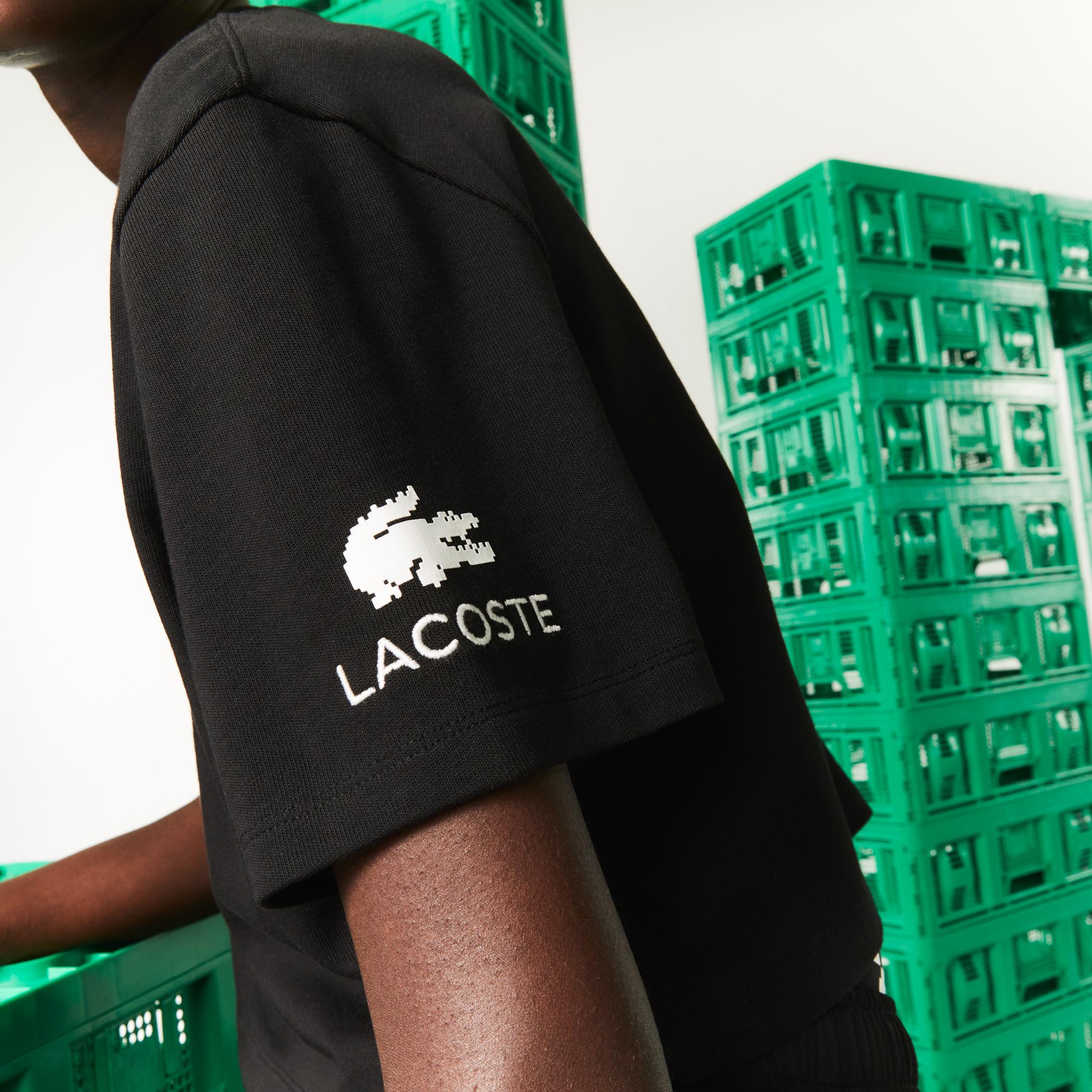 Lacoste Women's  L!VE x Minecraft Short Organic Cotton T-Shirt