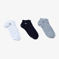 Lacoste Unisex  SPORT Low-Cut Socks Three-Pack5KC