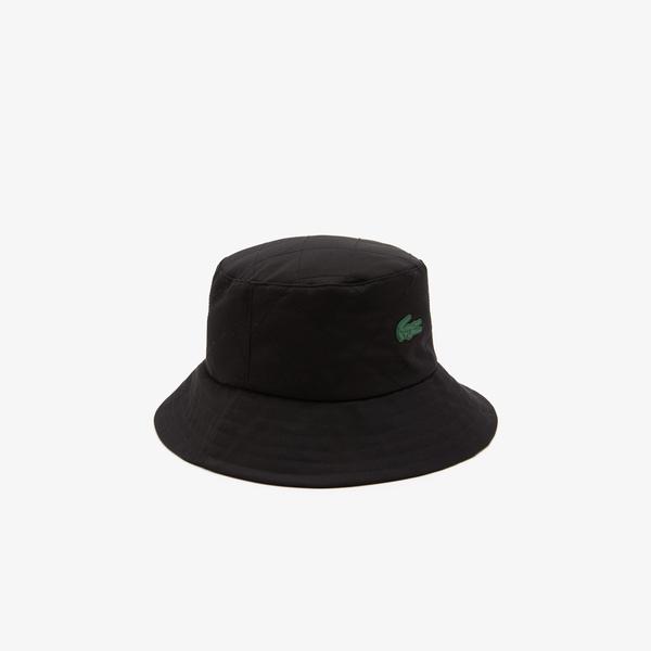 Lacoste Unisex  Quilted Effect Nylon Bucket Hat
