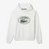 Lacoste Men's Loose Fit Branded Monogram Hooded Sweatshirt70V