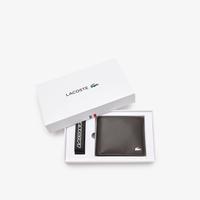 Lacoste Men's  Wallet And Matching Key Ring Gift Set028