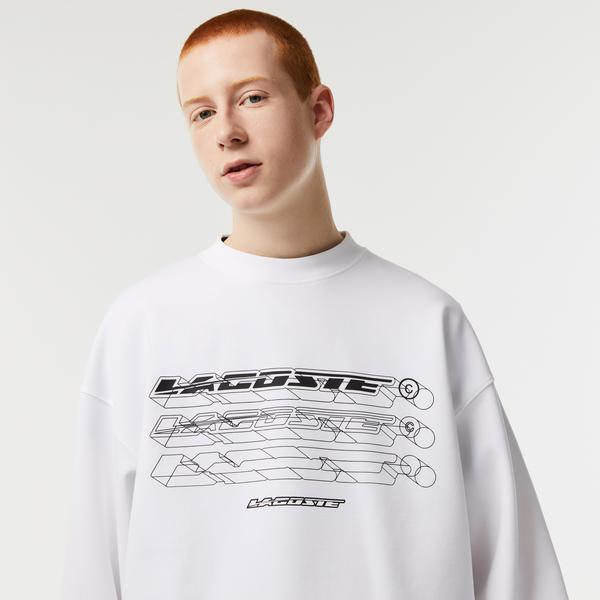 Lacoste Men’s  Loose Fit Branded Sweatshirt