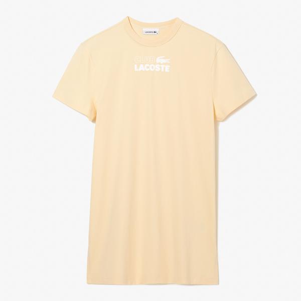 Lacoste Women’s  Organic Cotton Print T-shirt Dress