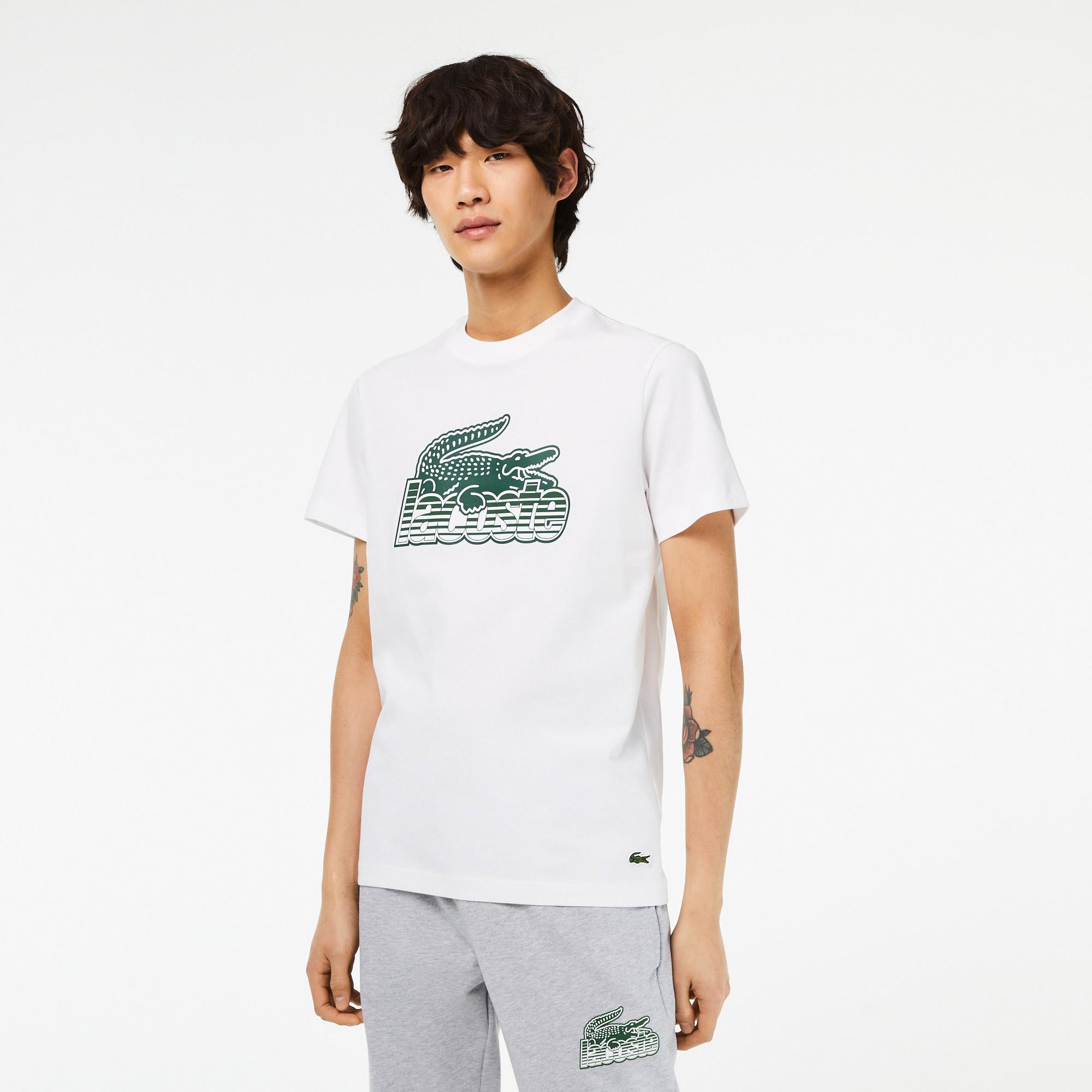 Lacoste Men’s  Cotton Jersey Print T-shirt